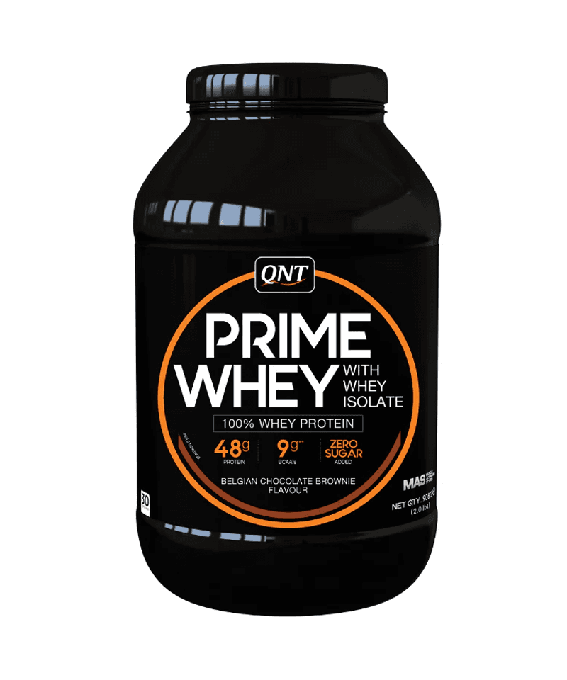 Пакување од QNT Prime Whey Protein од 908g