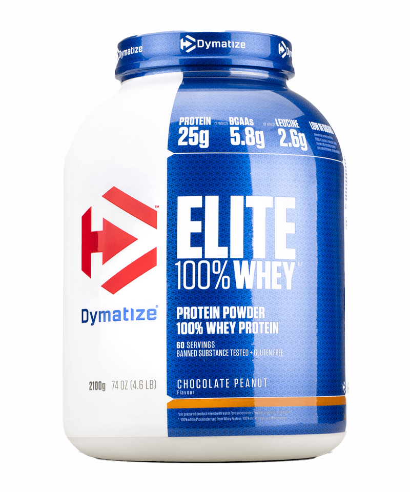 Dymatize Elite 100% Whey Protein Powder 2.1kg – високо квалитетен протеин за брзо опоравување и мускулен раст, со одличен вкус и висока биорасположивост