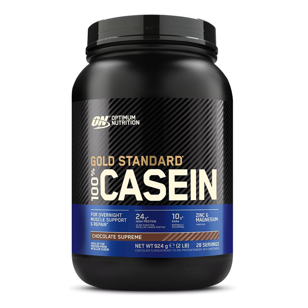 Кутија од Optimum Nutrition Gold Standard Casein ноќен протеин од 924g