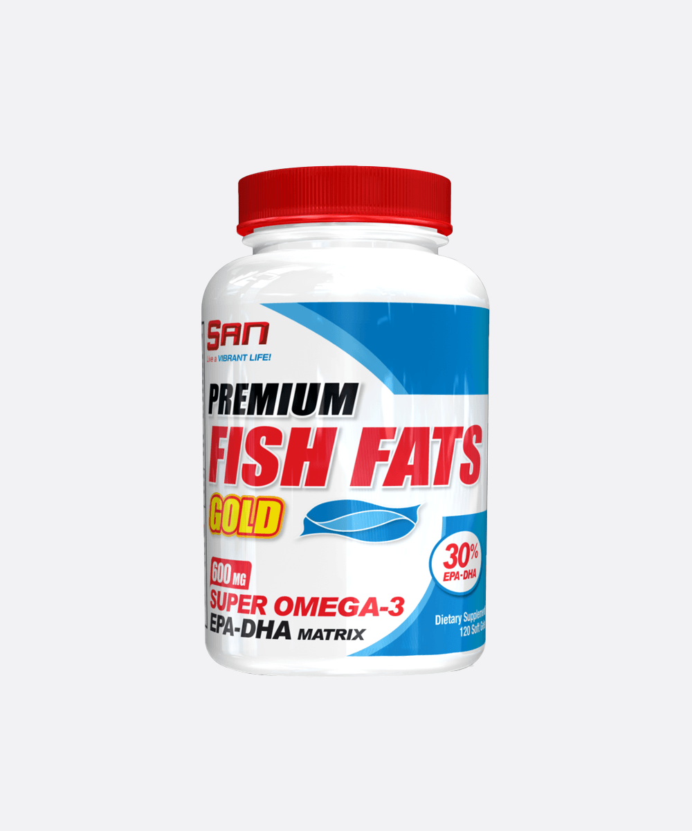 Пакување од SAN Суплемент fish fats gold 120 softgel