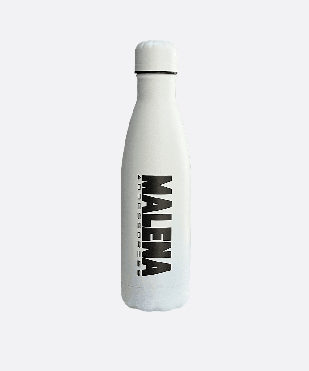 Пакување од 38-0007 Malena Stainless Steel Water Bottle 500ml - White