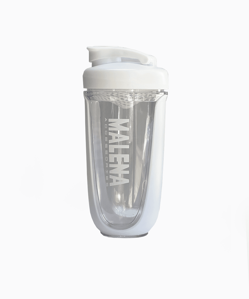 Пакување од 1101-17 Malena Shaker Bottle 500ml - White
