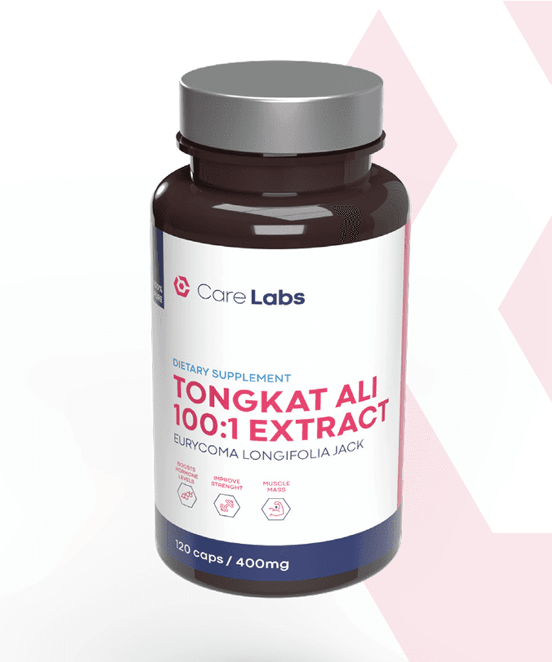 Паковање од Core Labs Tongkat Ali 100:1 екстракт со 120 капсули