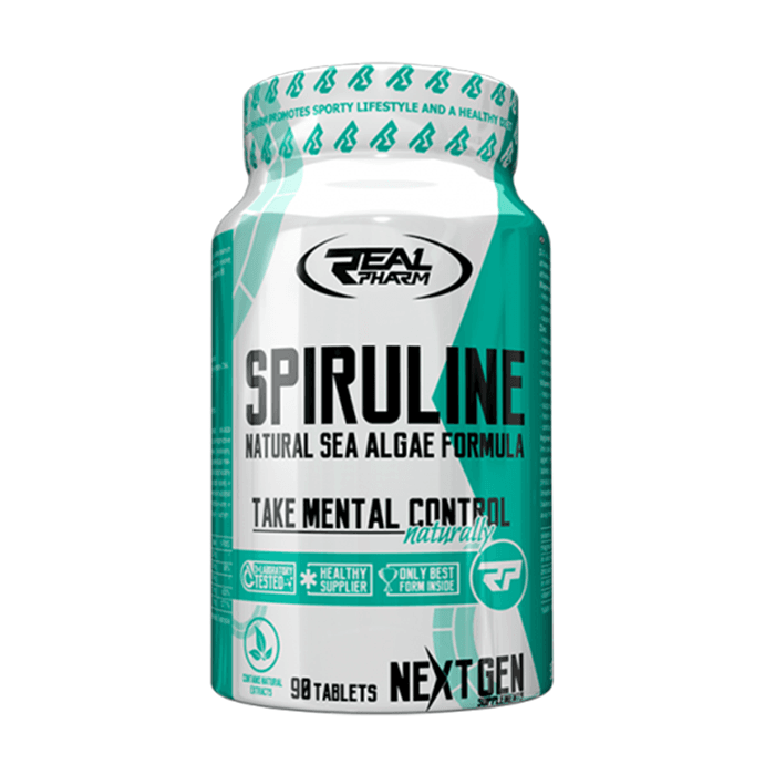 Пакување од Real Pharm Spirulina 90tab