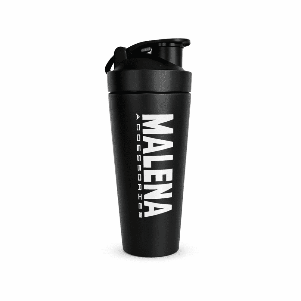 Пакување од Malena Stainless Steel Bottle 750ml Black 6001